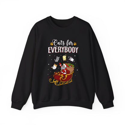 Cats For Everybody Christmas Sweatshirt