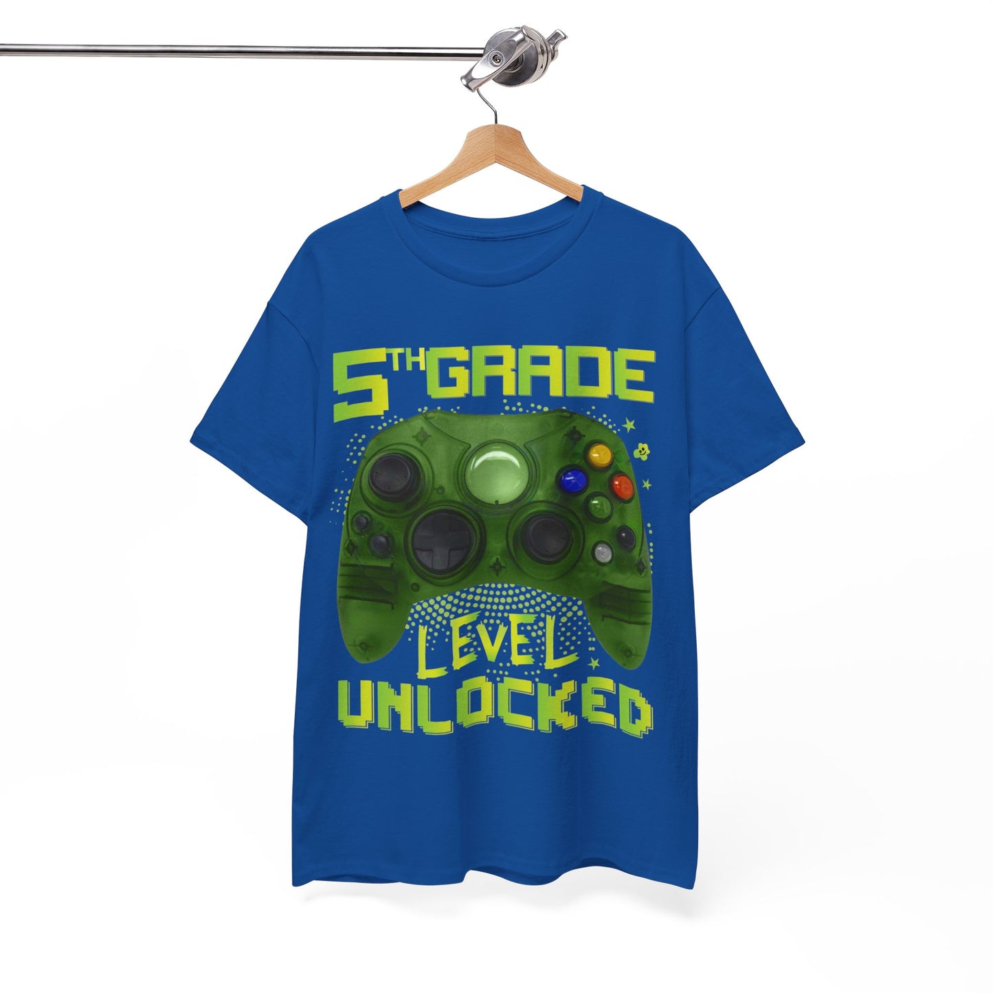 5th Grade Level Unlocked Video Gamer Back to School T-Shirt