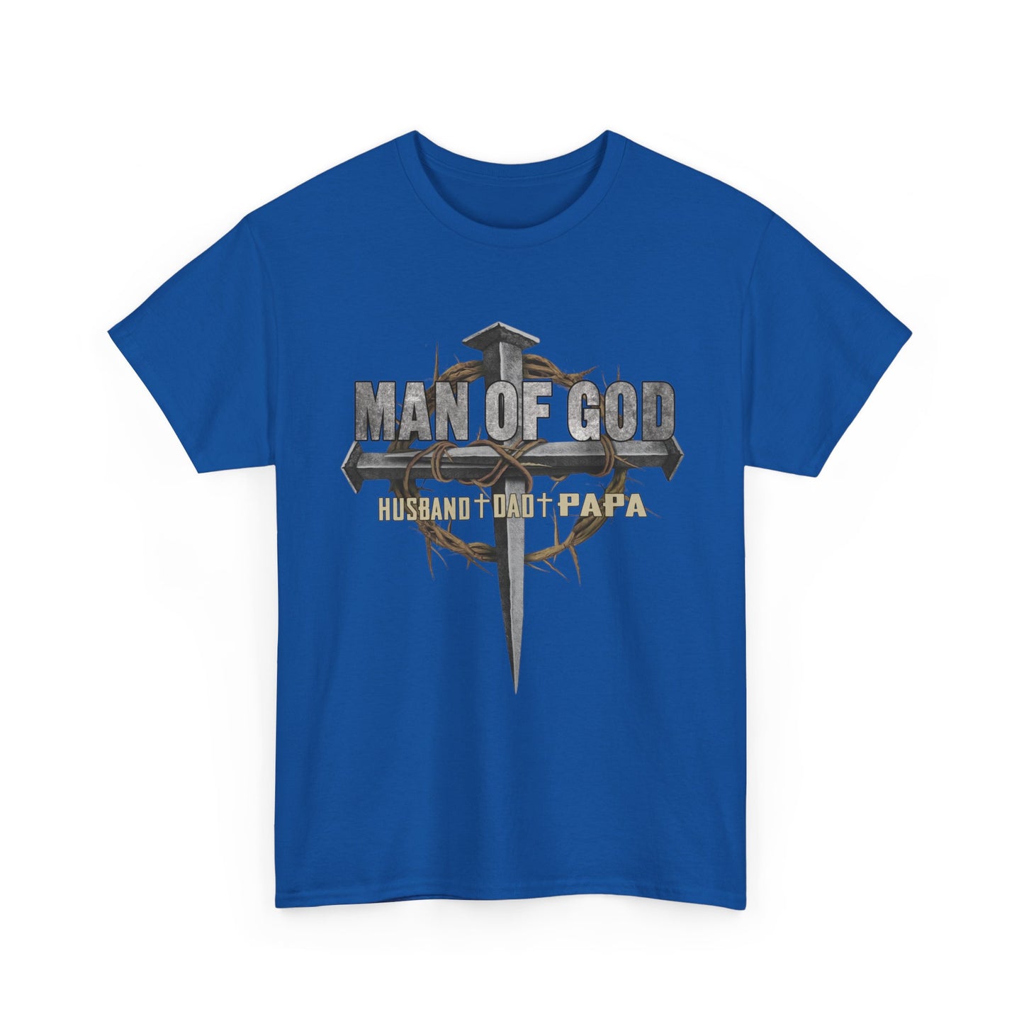 Man of God Husband Dad Papa Shirt