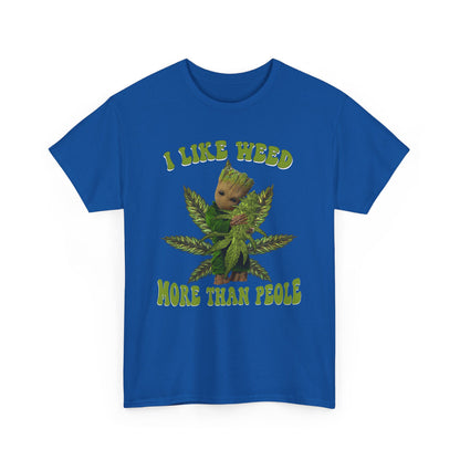 I Like Weed More Than People T-Shirt