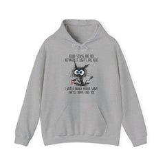 Blood Stains Are Red Ultraviolet Lights Are Blue Hoodie