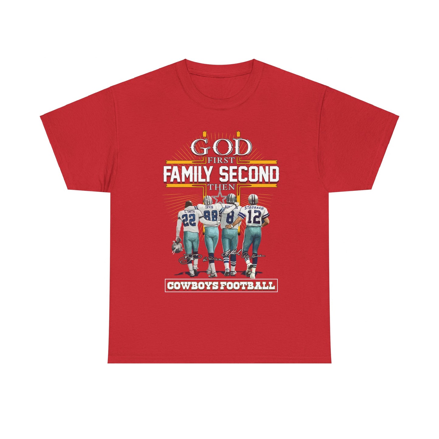 God first family second then cowboys football Shirt