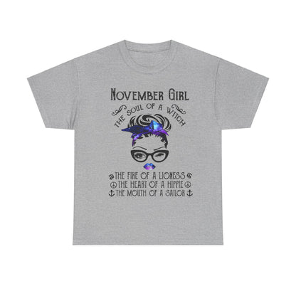 November Girl The Soul Of A Witch Shirt