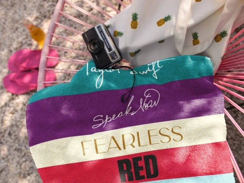 Taylor's Albums Beach Towel