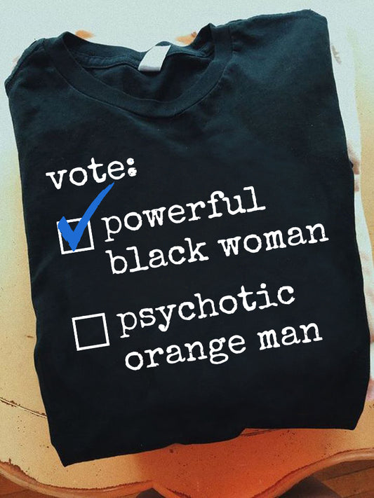 Vote Powerful black woman Shirt