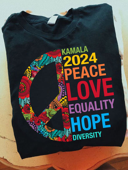 Kamala Peace Love Shirt