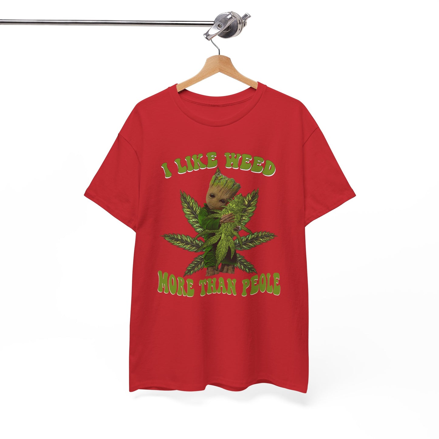 I Like Weed More Than People T-Shirt