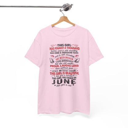 This girl was born in June this girl is me, birthday Shirt