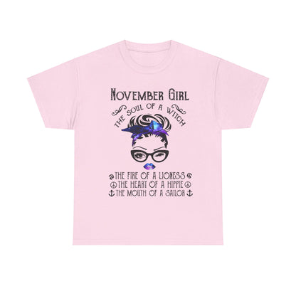 November Girl The Soul Of A Witch Shirt