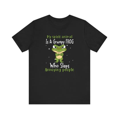 My Spirit Animal Is A Grumpy Frog Shirt