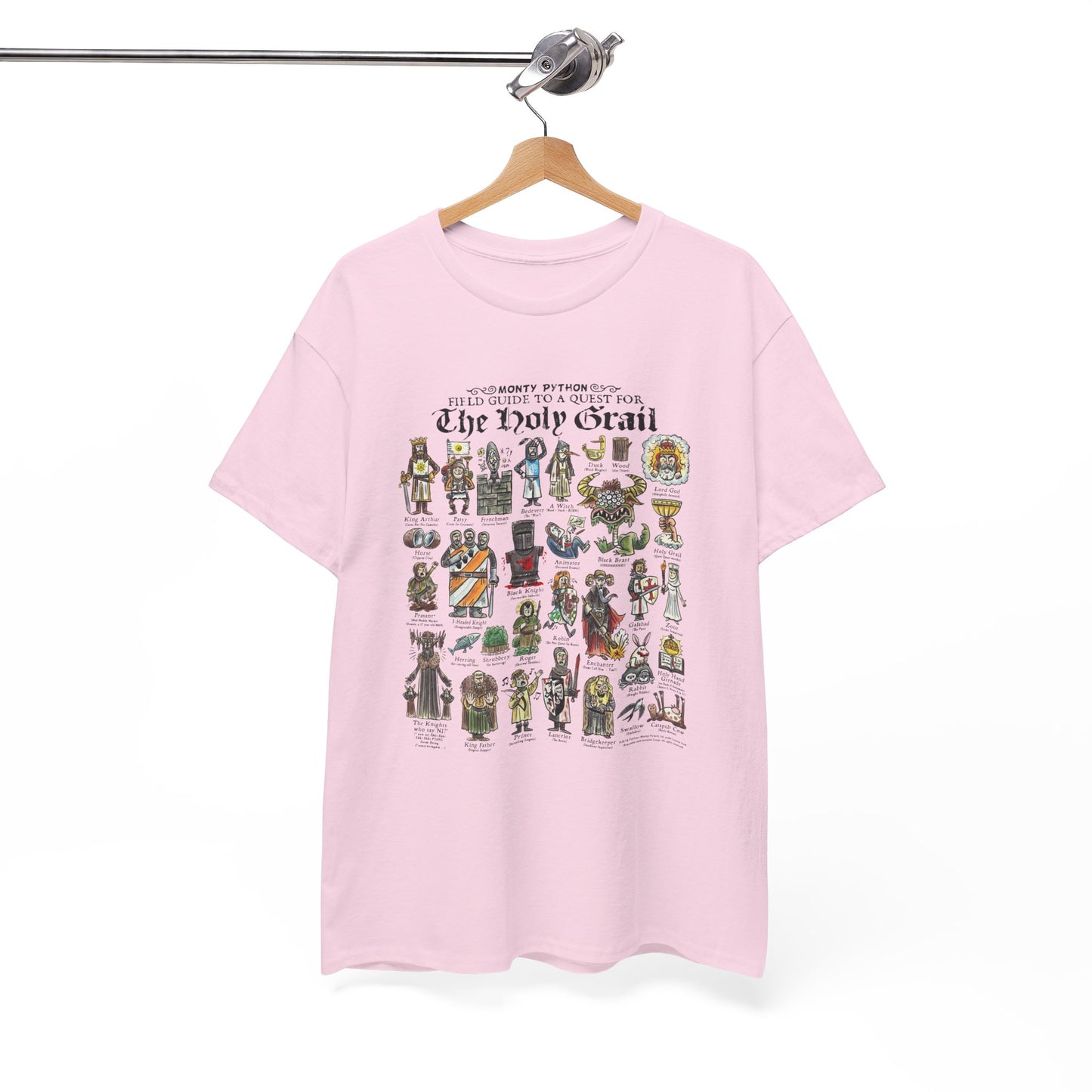 Monty Python Field Guide To A Quest For The Holy Grail T-Shirt