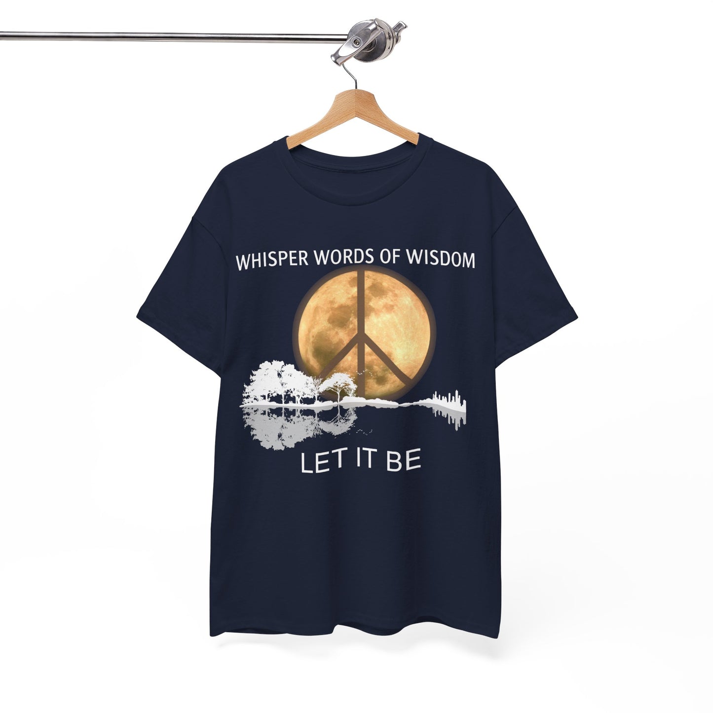 Whisper Words of Wisdom Let It Be Guitar Lake Shadow Shirt