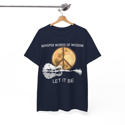 Whisper Words of Wisdom Let It Be Guitar Lake Shadow Shirt