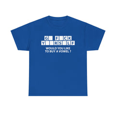 Would You Like To Buy A Vowel Shirt