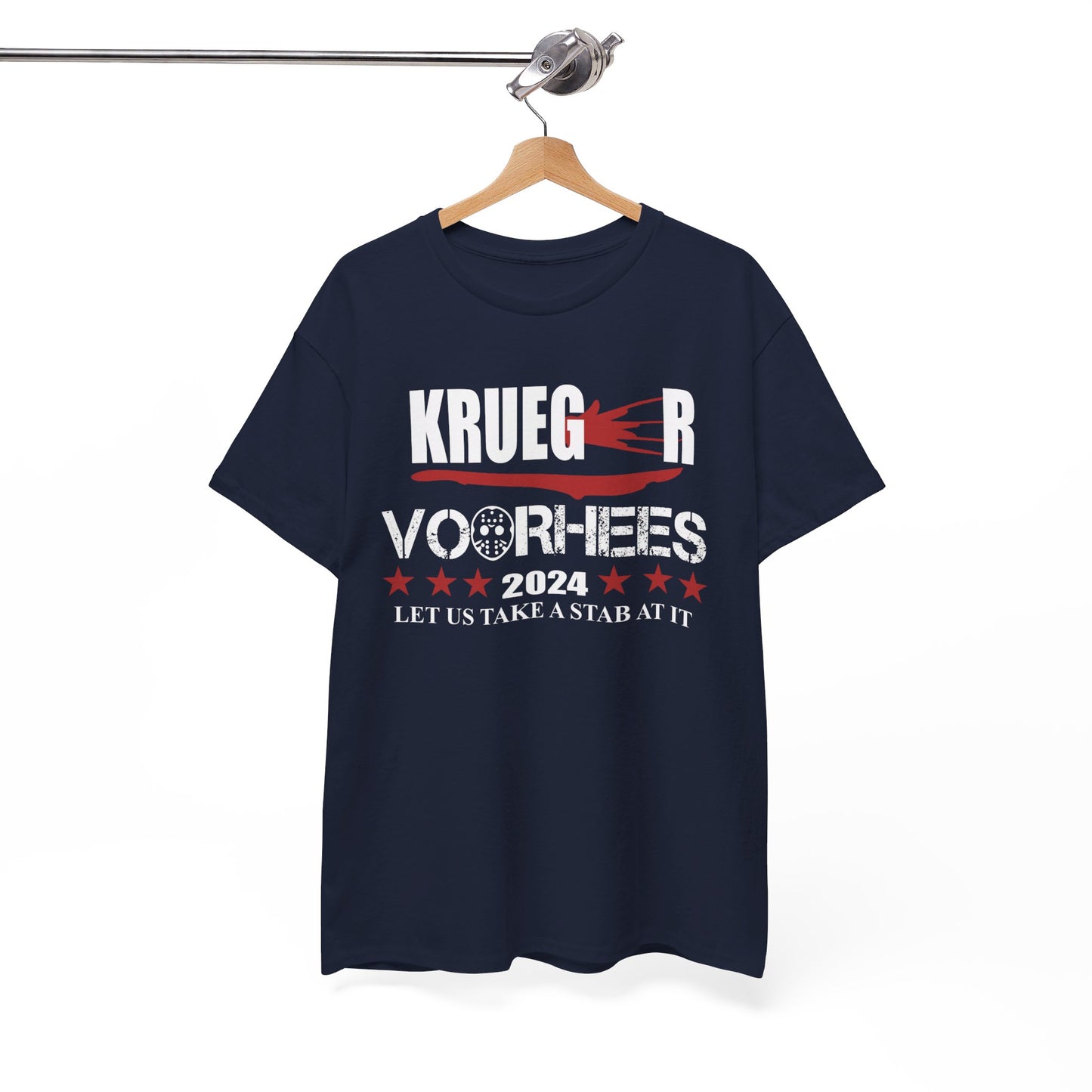 Krueger Voorhees 2024 Let Us Take a Stab At It Shirt