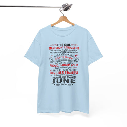 This girl was born in June this girl is me, birthday Shirt