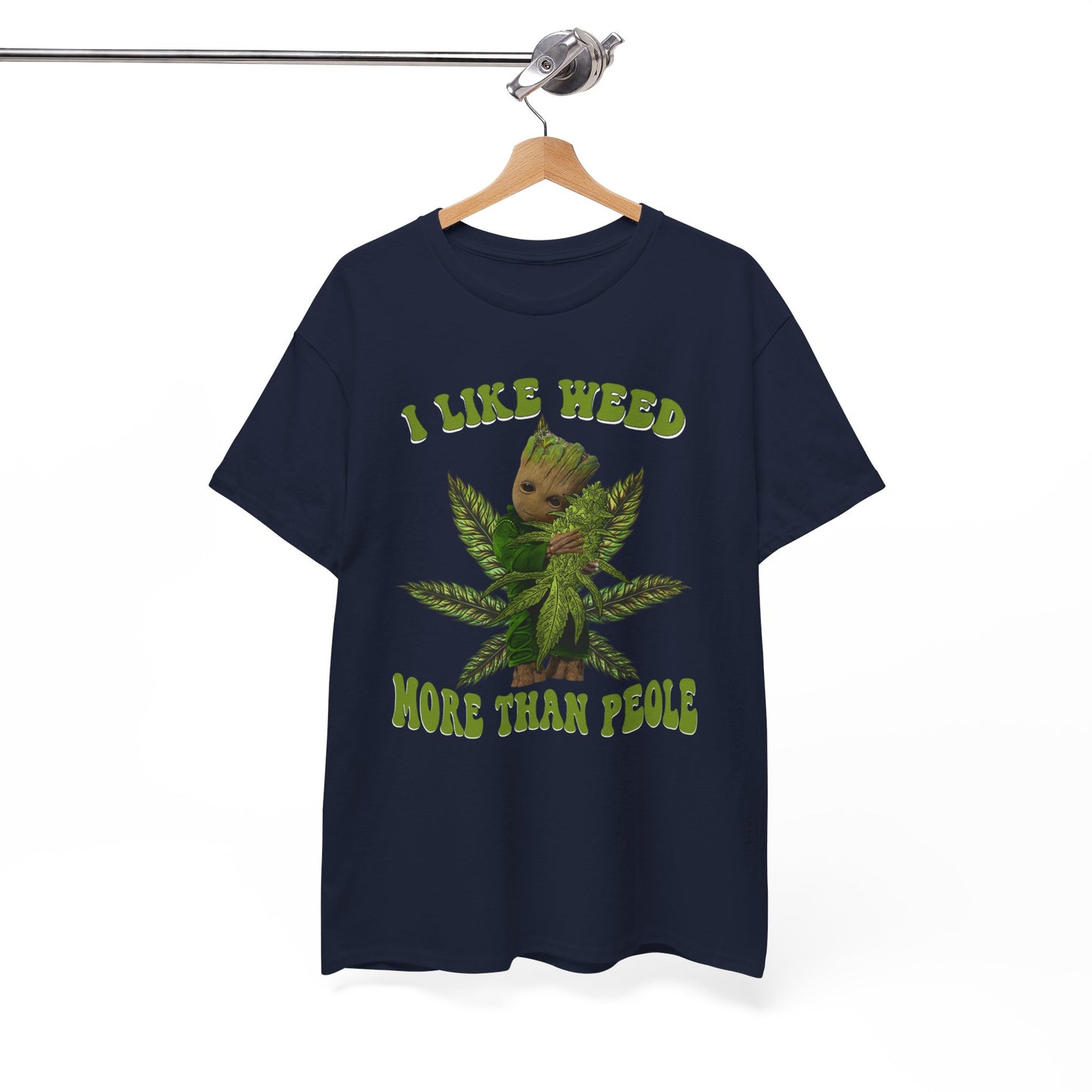 I Like Weed More Than People T-Shirt