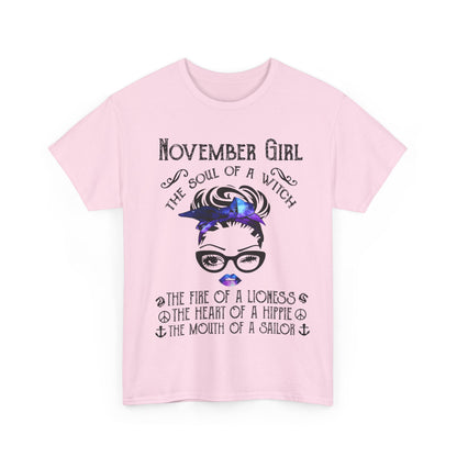 November Girl The Soul Of A Witch Shirt