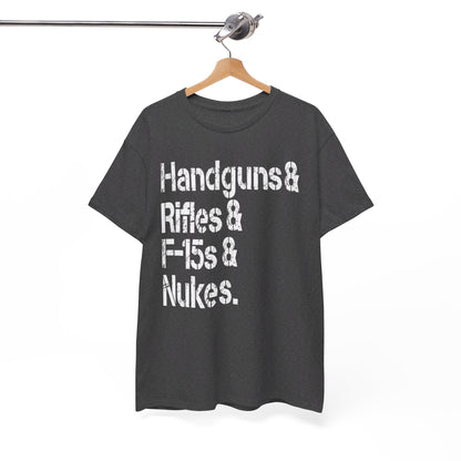 Handguns rifles f15 nukes Shirt