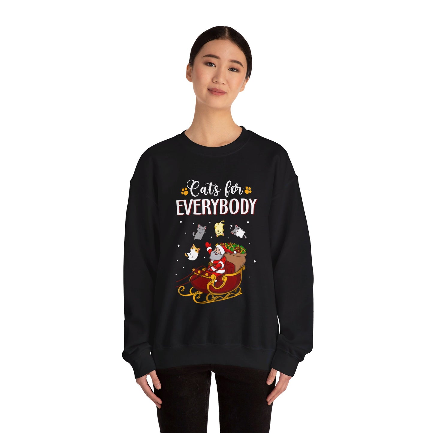 Cats For Everybody Christmas Sweatshirt