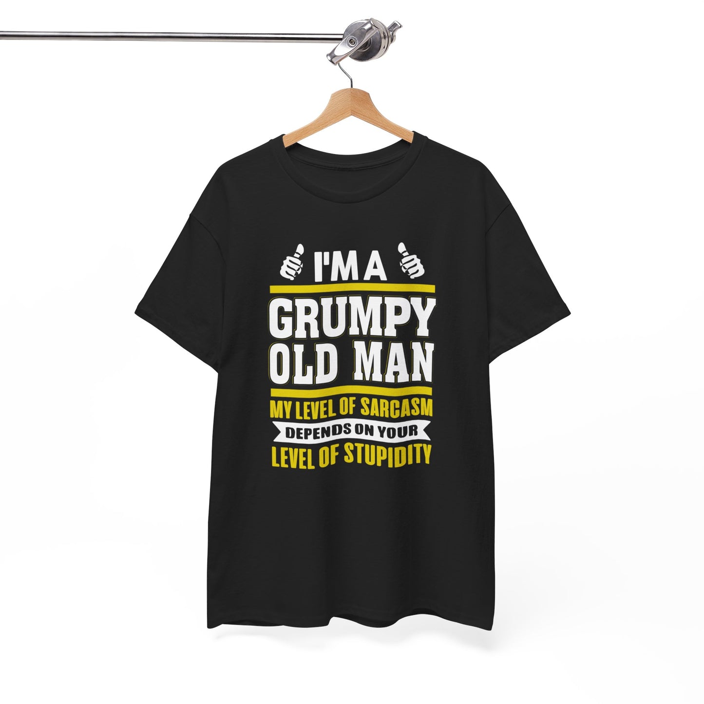 I’m a Grumpy Old Man My Level of sarcasm depend on your Level of stupidity T-Shirt