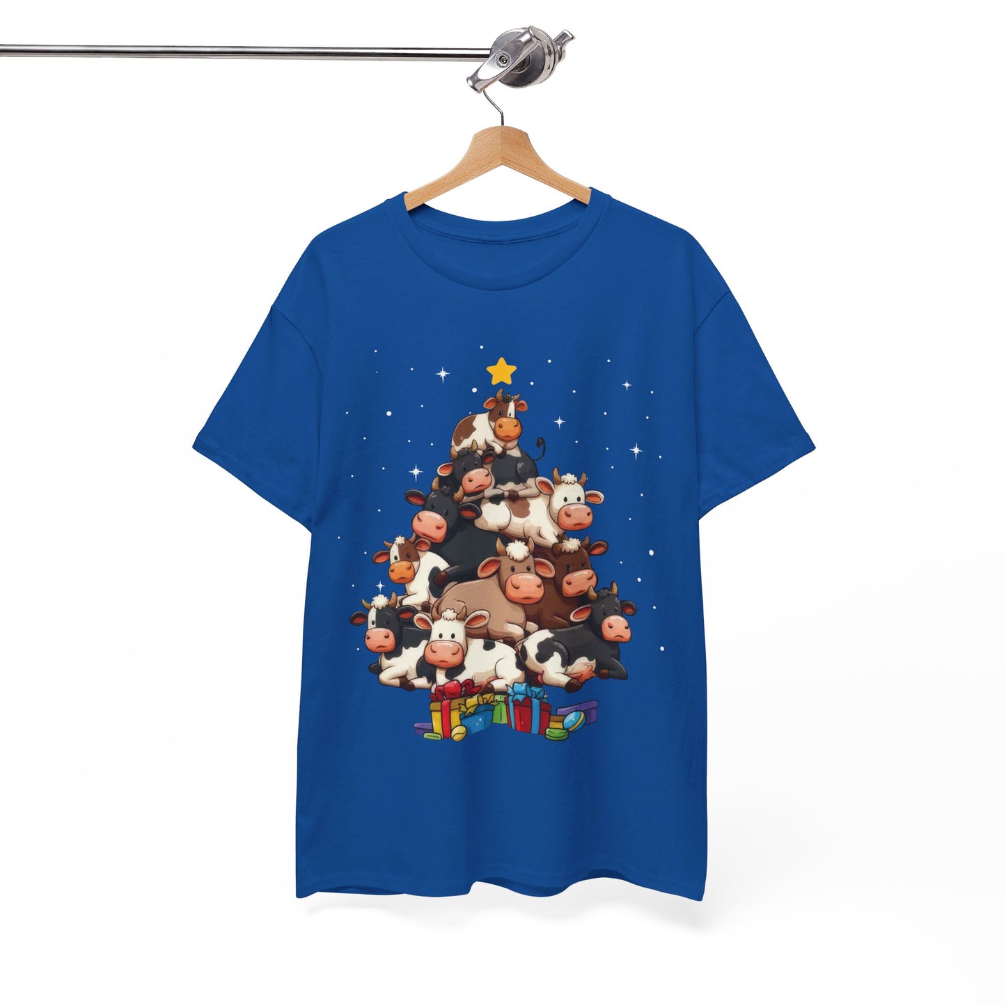 Cow Christmas Tree Shirt