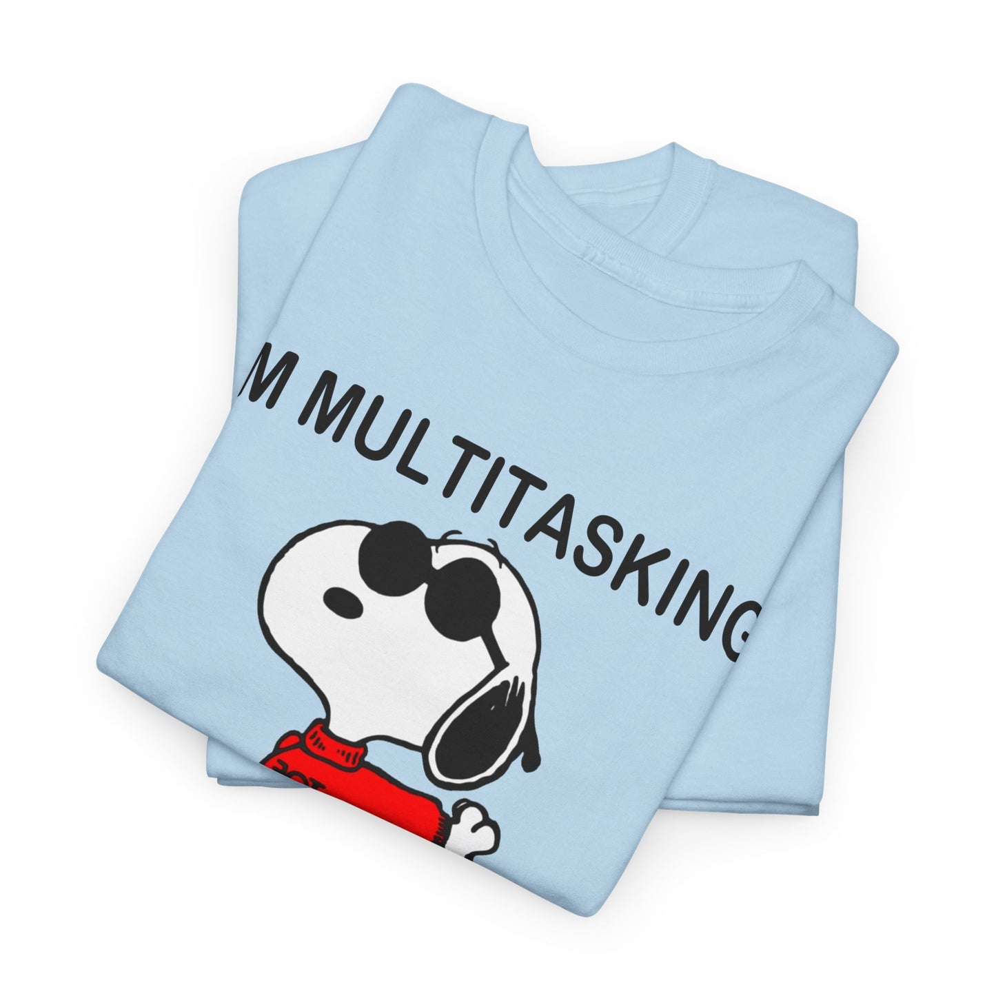 Snoopy Peanuts I'm Multitasking I Can Listen Ignore and Forget at The Same Time Shirt