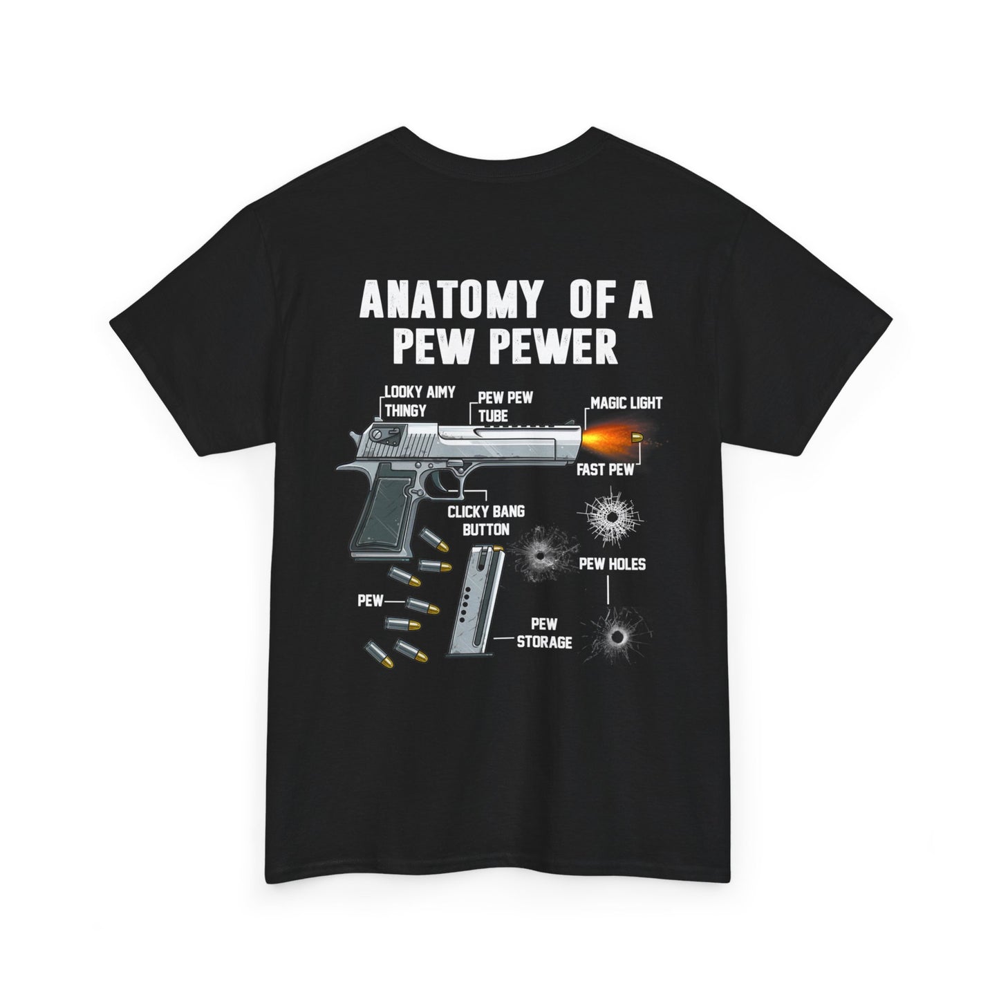 Anatomy Of A Pew Pewer Shirt