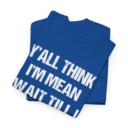 Y’all Think I’m Mean Wait Till I Don’t Like You Shirt