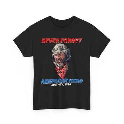 Never Forget American Hero Shirt, 4th Of July 1996, Russell Casse shirt, Randy Quaid, Independence Day