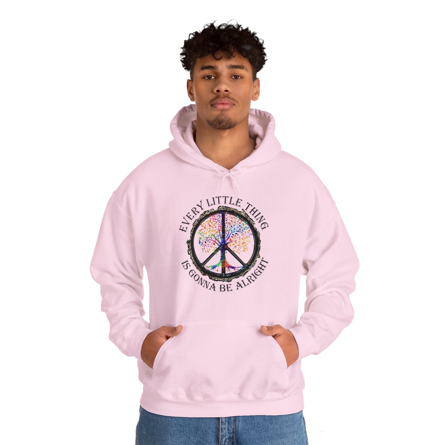 Hippie Every Little Thing Is Gonna Be Alright Hoodie