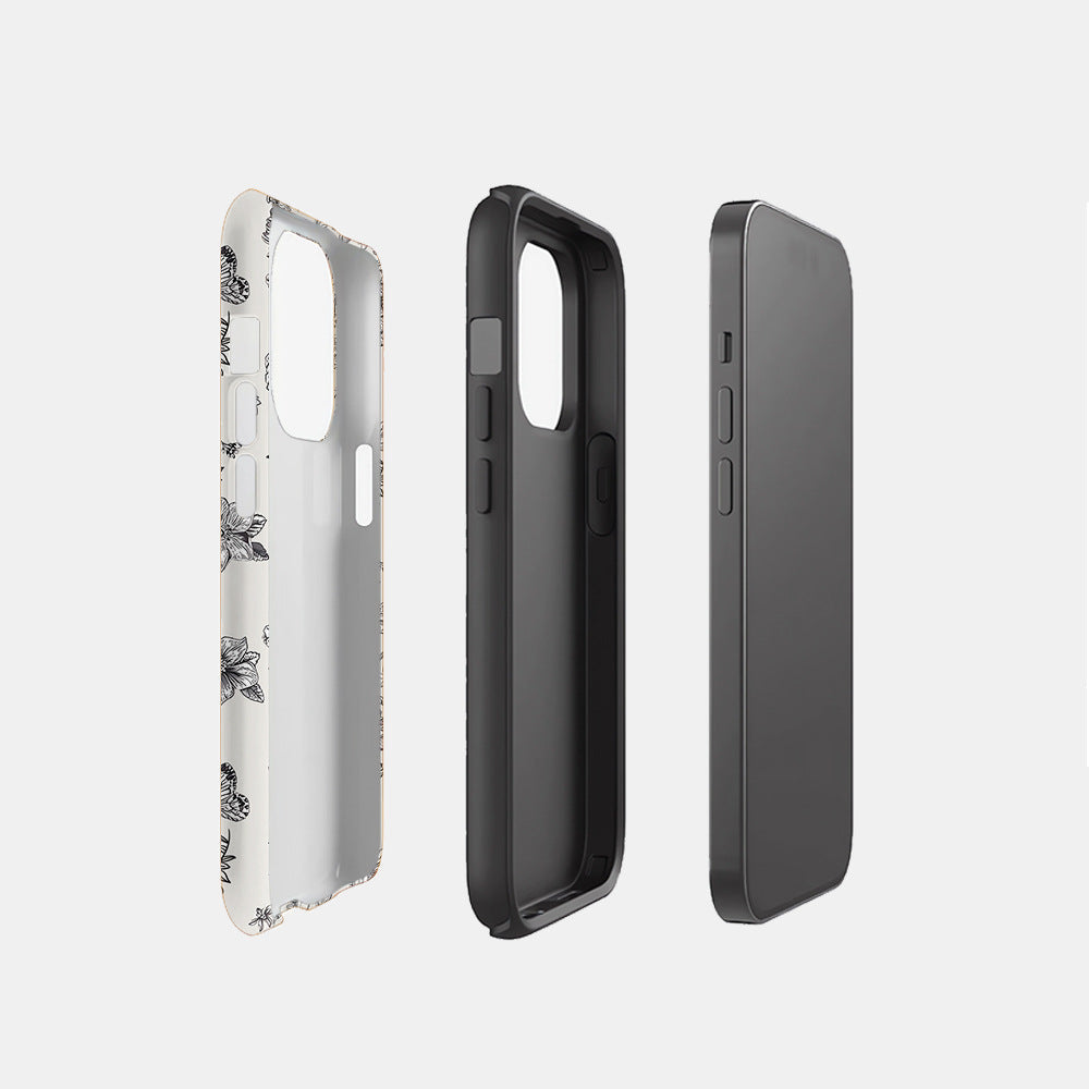 Floral Butterfly iPhone Case