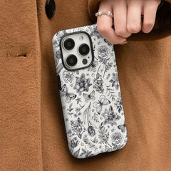 Floral Butterfly iPhone Case