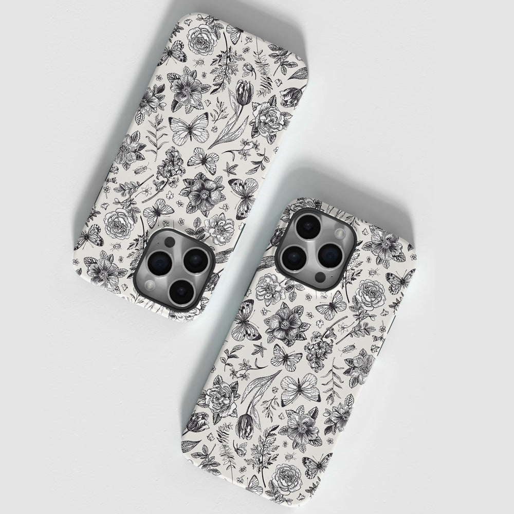 Floral Butterfly iPhone Case