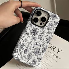 Floral Butterfly iPhone Case