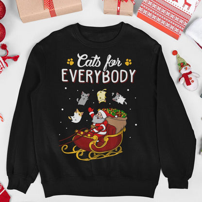 Cats For Everybody Christmas Sweatshirt