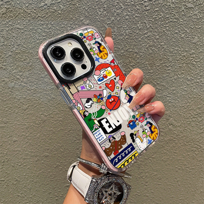 Creative Graffiti Clear iPhone Case