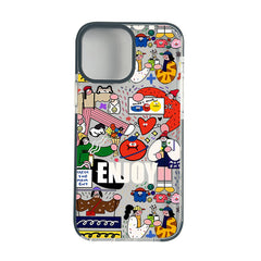 Creative Graffiti Clear iPhone Case