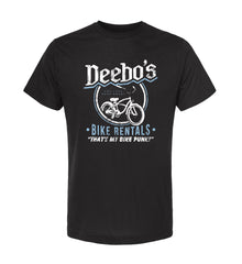 Deebo's Bike Rentals Unisex Soft Tee