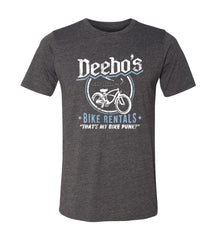 Deebo's Bike Rentals Unisex Soft Tee