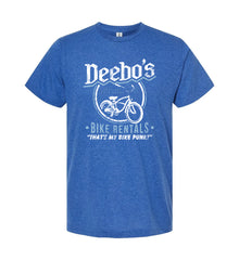 Deebo's Bike Rentals Unisex Soft Tee