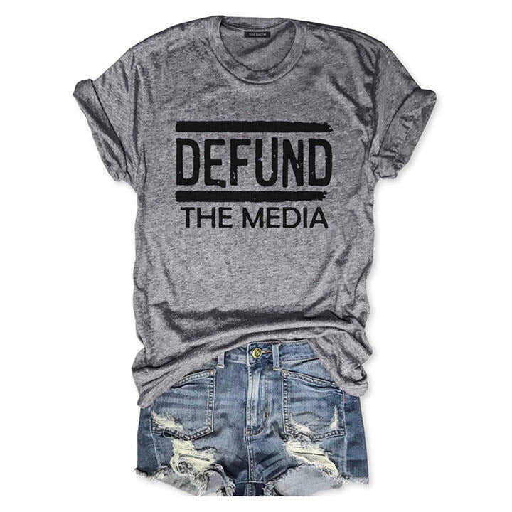 Defund The Media Protest Shirt