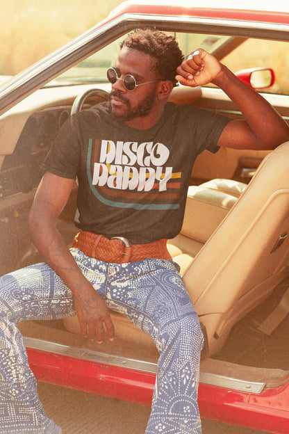 Disco daddy stripe 70s T Shirt