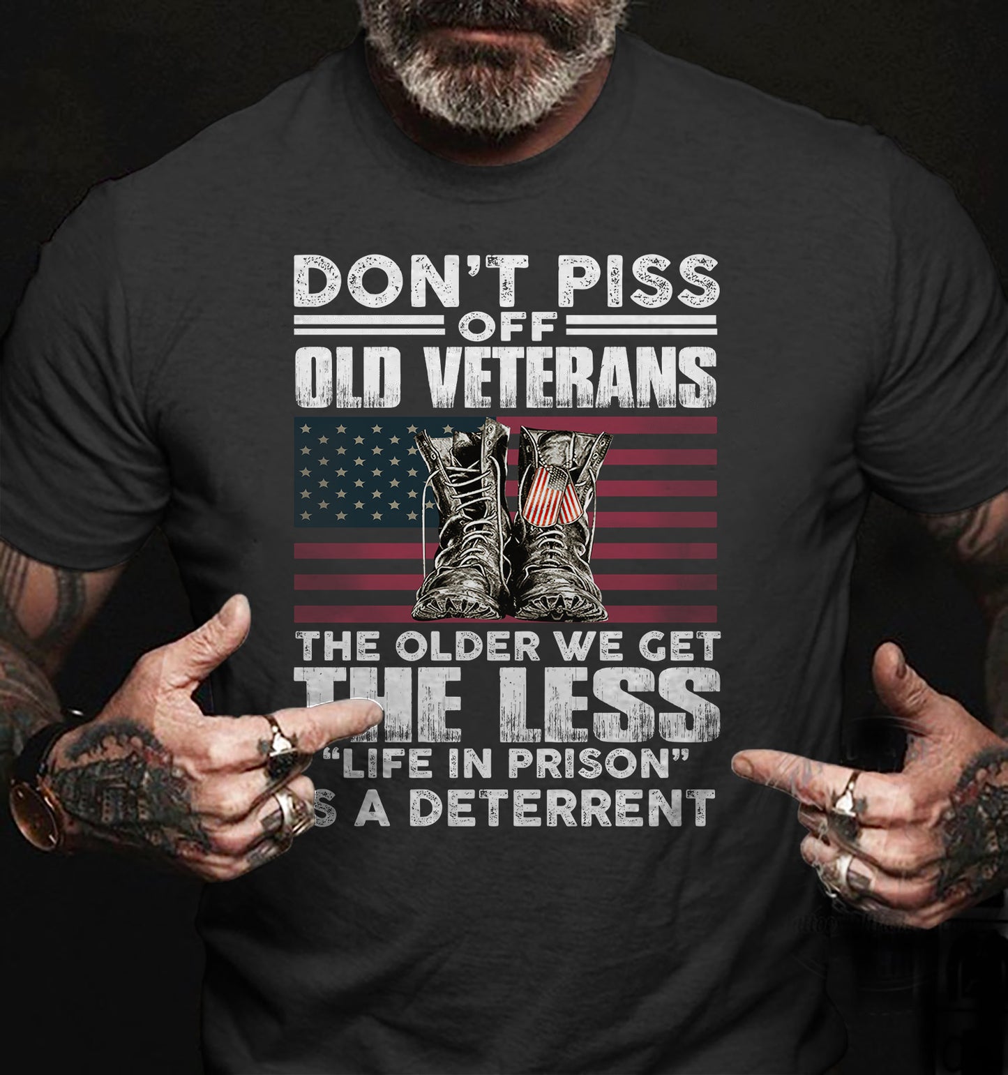 Don’t Piss Off Old Veterans Shirt