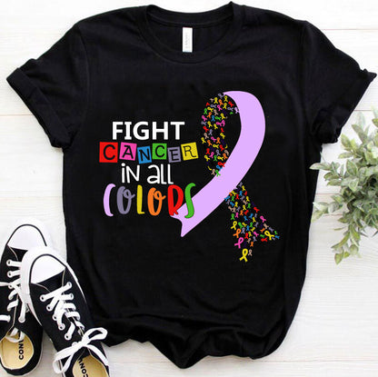 Fight Cancer In All Colors Shirt