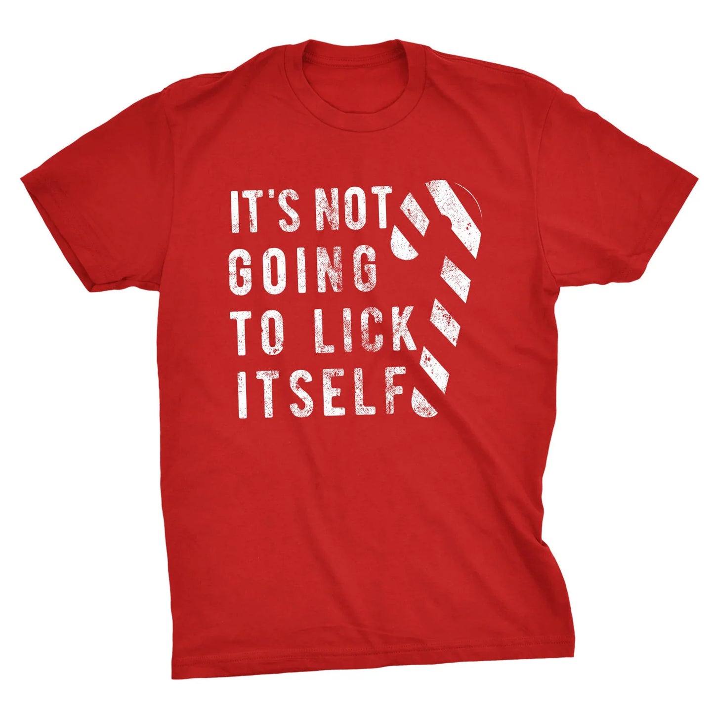 It's Not Going To Lick Itself Funny Christmas Shirt
