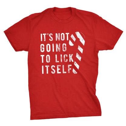 It's Not Going To Lick Itself Funny Christmas Shirt