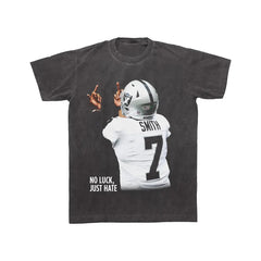 Geno Smith No Luck Just Hate Comfort Color Tee