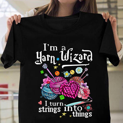 I Am A Yarn Wizard Shirt