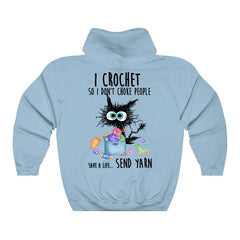 I Crochet So I Don't Choke People Hoodie